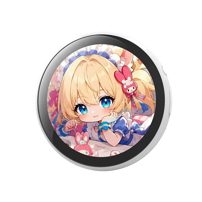 Divoom Emodo Touchscreen Electronic Badge Customizable Dynamic Photo Display Digital Pin for Ita Bag, Anime and Cosplay Gift