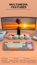 Dual Bluetooth Mechanical Keyboard Dual Modes BT5.0 2.4G Wireless Keyboard RGB Backlight Gaming Keyboard For  PC Laptop Tablet