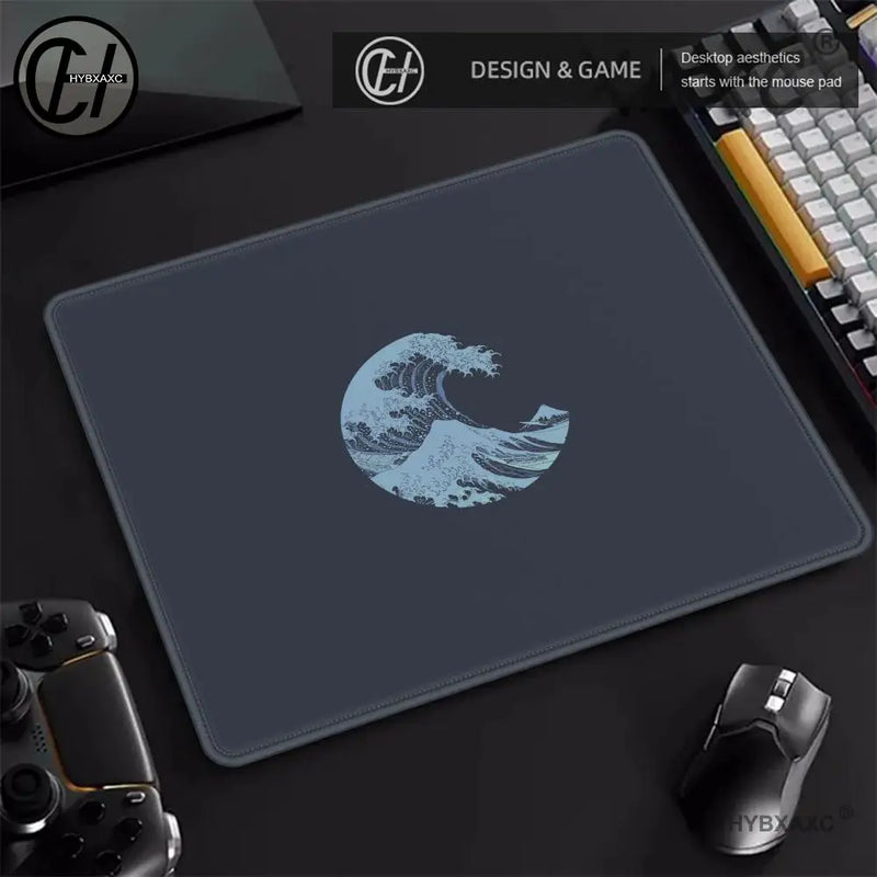 The Great Wave Art Design Small Mousepad Office Speed DeskMat 40x45cm PC Computer Game Keyboard Pad XS Rubber Anti-slip Mice Mat
