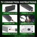 VILCORN M8 Game Stick 4K Arcade Video Game Console for MAME PS1 9 Emulator with Double Arcade Joysitck 41000 Games Retro Machine