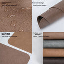 Retro Cowhide Pattern Desktop mat, Dirt Resistant Double Face mouse pad, Ready and Stylish Desktop Computer Mat, Leather pads