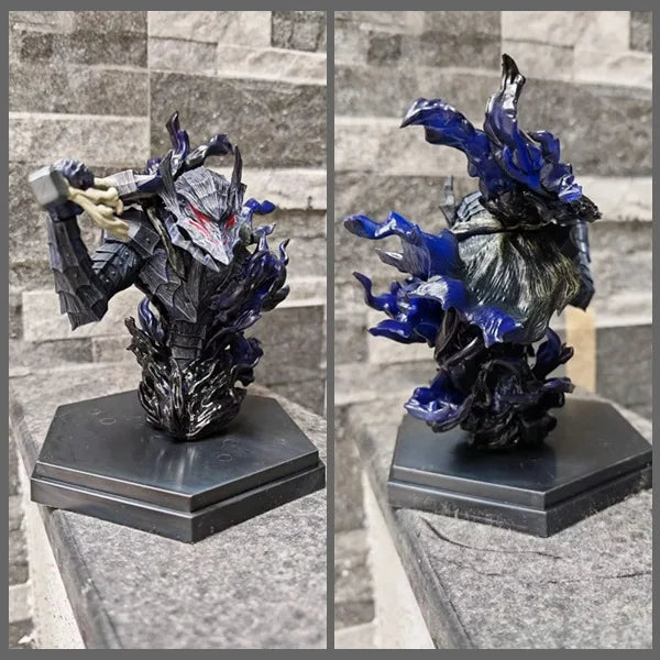 23cm Berserk Guts In Armor Japanese Classics Anime Figure Model Gk Statue Collection Desktop Decoration Ornament Toys Boys Gifts
