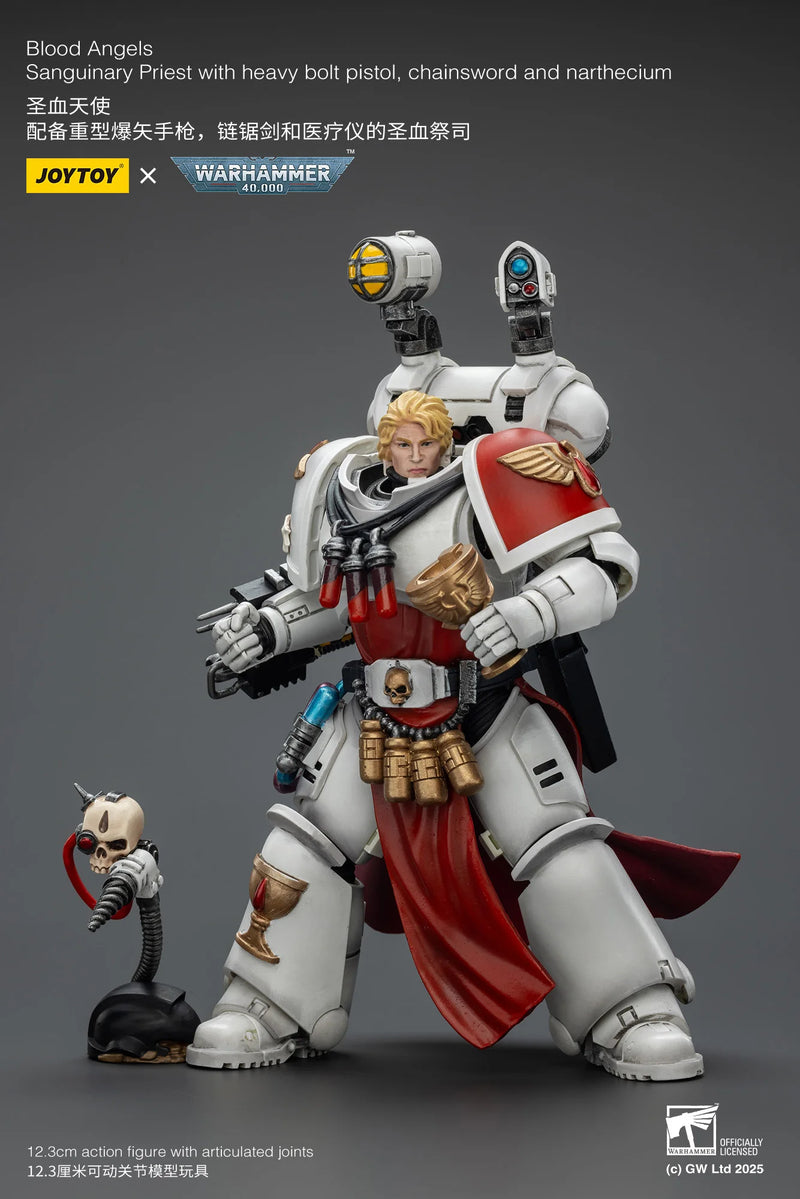 [Pre-Order]1/18 JOYTOY Action Figure 40K Blood Angels Captain and Sanguinary Priest Anime Collection Model Toy