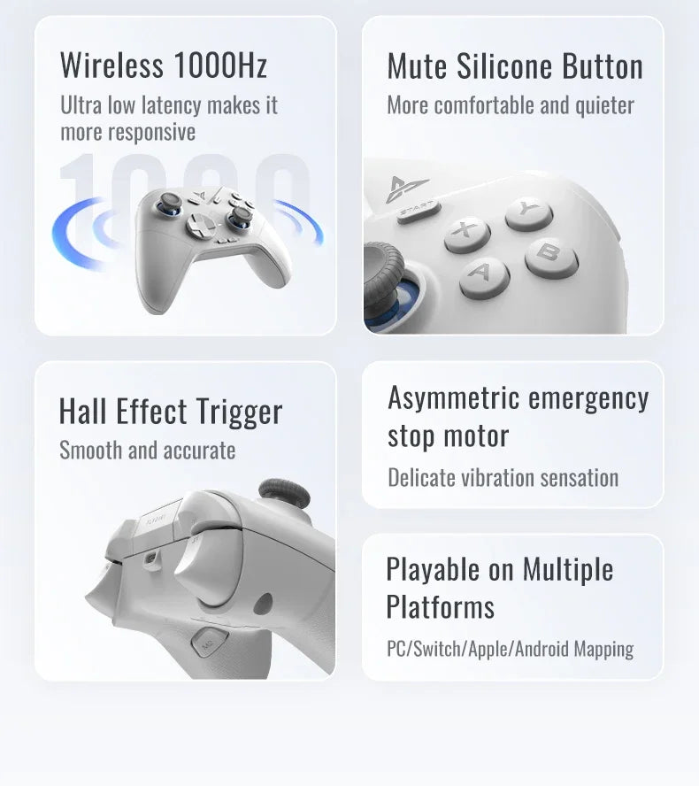 Flydigi Direwolf 3 Gamepad Wireless Bluetooth Gaming Controller Support NS PC TV iOS Android  Lever Joystick Game Handle