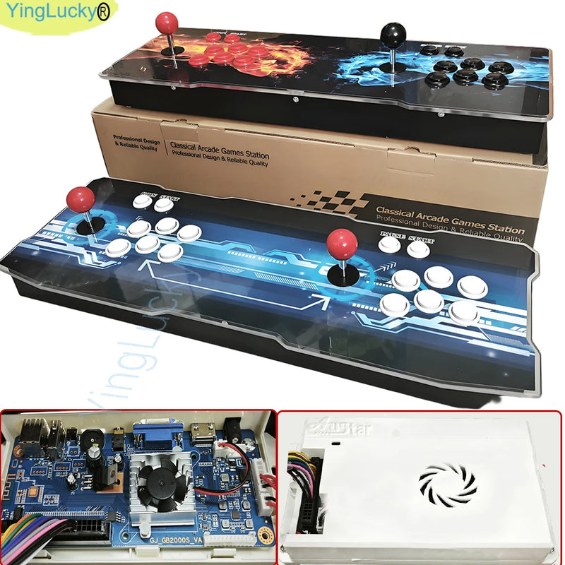 30000 in 1 Pandora box arcade console 3D Retro Arcade Game Console Cabinet Bartop 8 Way Joysticks Push Buttons
