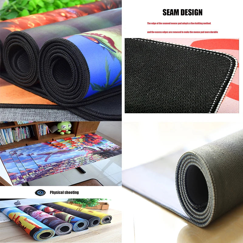 Art Wave Anime Mouse Pad Kawaii S-Squirtles Large Laptop Table Mat 800x300 Cartoon Mousepad Anti Slip Keyboard Gaming Pad Carpet