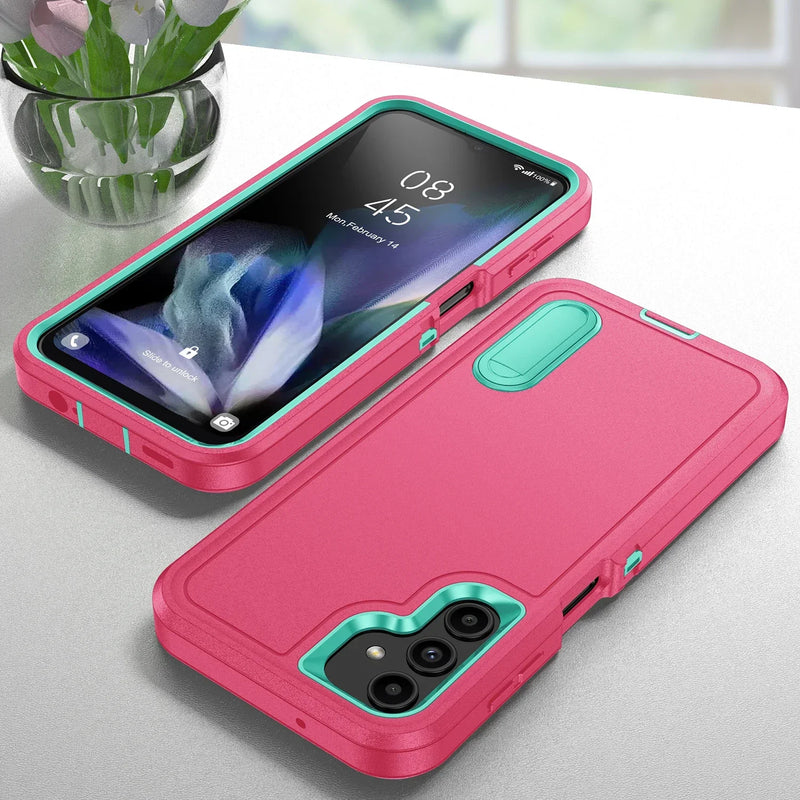 Anti-Shock Strong Fited Case for Samsung Galaxy A56 A36 A26 A16 A06 A54 A15 A53 A14 A13 5G 4G A04S Protective Kickstand Cover