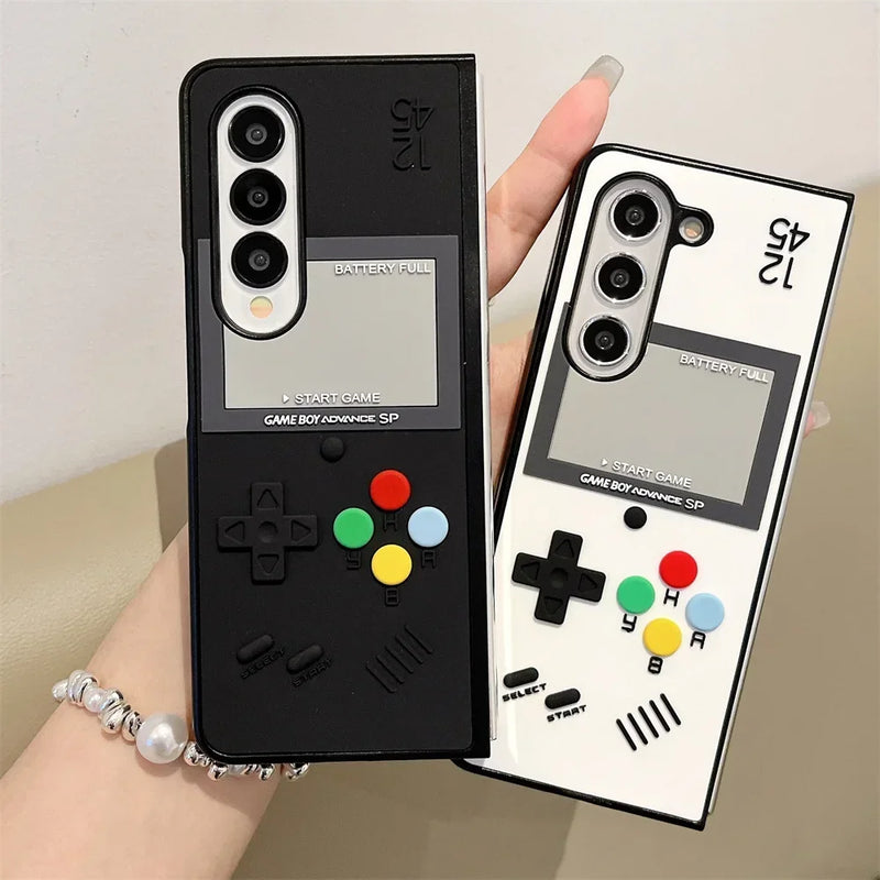 3D Cute Game Creative Case for Samsung Z Flip 7 6 5 4 for Samsung Galaxy Z Fold 7 Z Flip 6 3 4 5 Flip5 Flip4 Flip6 Luxury Cover