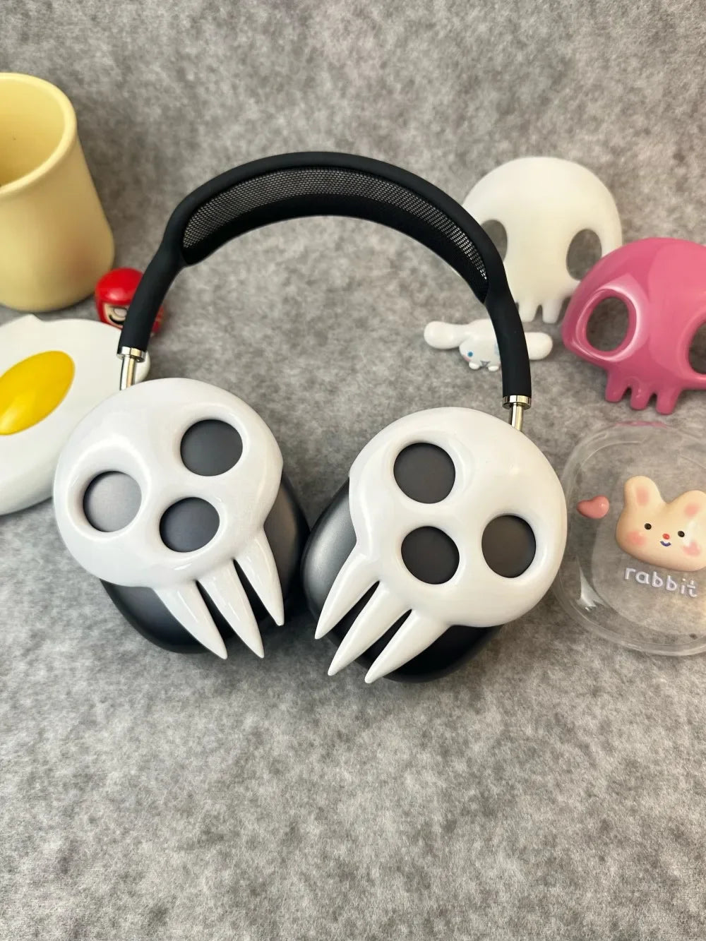 Soul Eater for Airpods Max Custom Headphones Case Cover Decoration Death Skull Headset  Accessory for Airpods Max Attachment Y2k