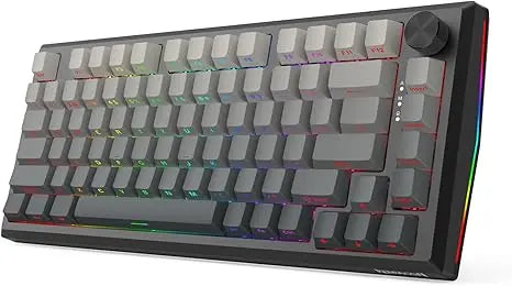 Redragon K687 PRO Wireless CNC Gasket Gaming Keyboard, 81 Keys Mechanical Keyboard,Litsea Switches