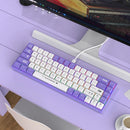 AJAZZ AK680 Gaming Mechanical Keyboard ABS Keycap 68 Keys Wired Wireless Bluetooth Keyboard Hot Swap Custom Gasket for Pc Laptop
