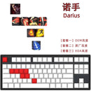 1 Set LOL Keycaps For MX Switch PBT 5 Sides Dye Subbed Keycap All Champions Can Be Customized OEM Cherry XDA Profile Key Cap