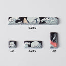 Coral Sea Keycap 4PCS Keycaps Cherry Profile Dye-Sub PBT keycaps Space Bar 6.25U ESC Enter Custom Keycap For Mechanical Keyboard