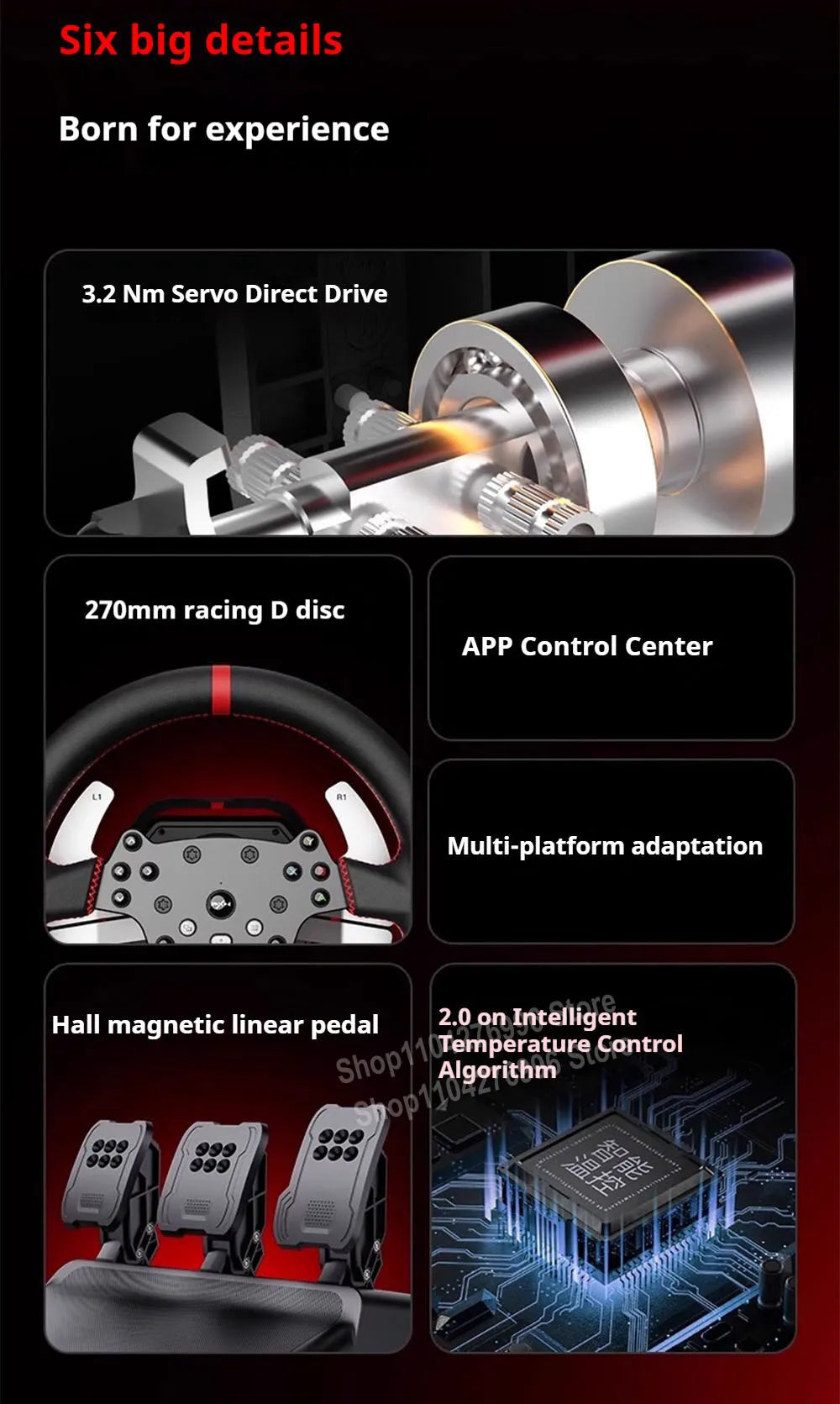 PXN V10 PRO Direct Drive Racing Simulator Game Steering Wheel Euro Truck 2 For PC/Xbox/PS