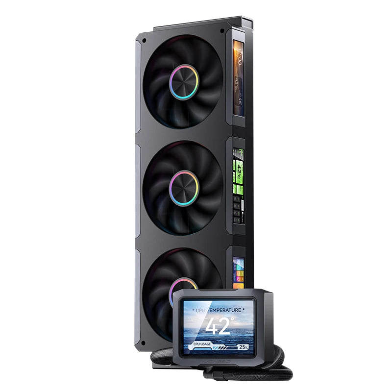 Jonsbo TF3-360SCW Water Cooled Radiator Screen Display ARGB Integrated 360 AIO CPU Liquid Cooling TF3-360SC LGA115X 1700 AM4AM5