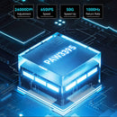 Attack Shark X3 PixArt PAW3395 Bluetooth Mouse 2.4G Tri-Mode Connection, 26000dpi, 650IPS,Lightweight Macro Gaming Mouse