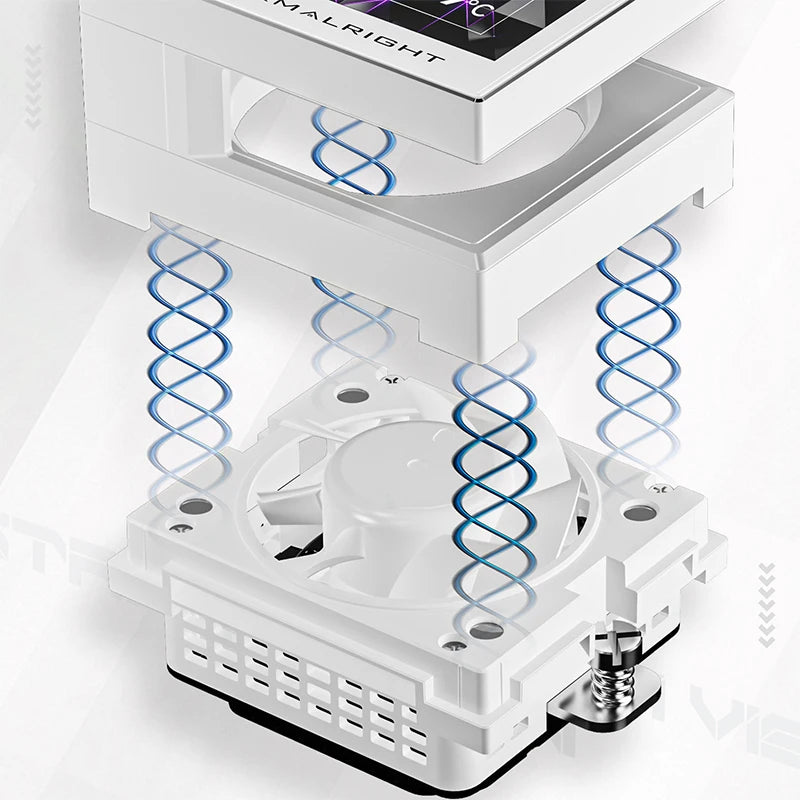 Thermalright Stream Vision 360 WHITE Integrated Water Cooled Heat Sink SV 360 WHITE Wind Engine Vision