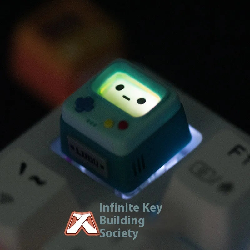 Retro Game Theme Keycaps Mechanical Keyboard 1pcs Resin Esc Keys  Layered Drip Glue Pc Gaming Keyboard Collect Gift Keycaps
