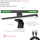 33-60cm Monitor Light Bar PC RGB Background Lighting Eye Protection Dimming Reading/Gaming/Work Lamp Timed Night Light