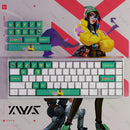 Valorant iso/clove Keyboard Keycaps Cherry Profile Keycap PBT Custom Gaming Key Caps for Mechanical Keyboards Accessories Gifts