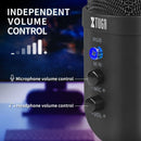 XTUGA MU2000 RGB Mini Condenser Microphone USB Interface Suitable For Gaming Voice Computer Live Streaming Video Conferencing