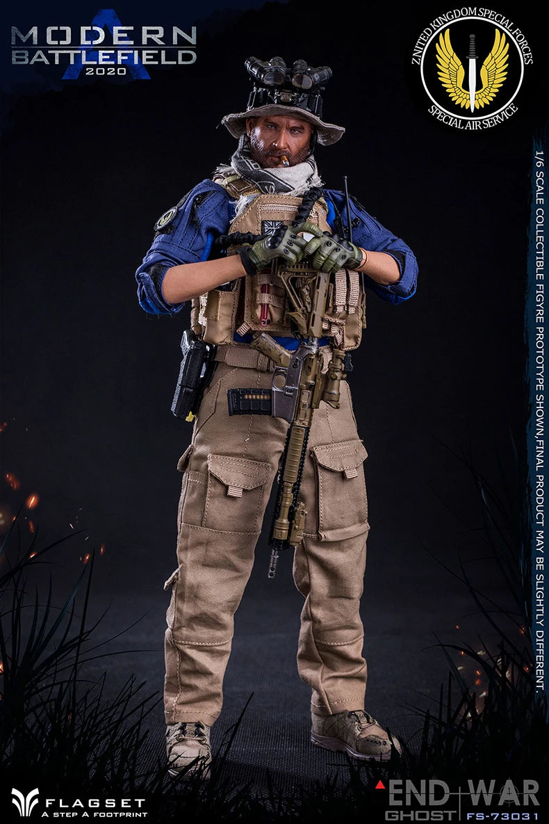 ViiKONDO 1/6 Flagset FS 73033 Ghost Action Figure Simon Riley End War COD Army Men 12inch Special Toy Model Full Set Collection