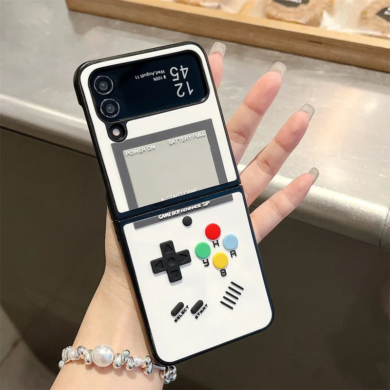 3D Cute Game Creative Case for Samsung Z Flip 7 6 5 4 for Samsung Galaxy Z Fold 7 Z Flip 6 3 4 5 Flip5 Flip4 Flip6 Luxury Cover