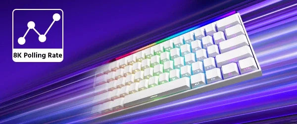AKKO x Veekos Shine60 HE Magnetic Switch Keyboard 60% Rapid Trigger Keboard RT 0.01mm Snap Key Custom Keyboard for Esports Gamer