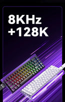 AULA HERO 68HE Magnetic Switch Keyboard Rapid Trigger 8K Return Esports Gamer Keyboard RGB Wired Gaming Keyboard