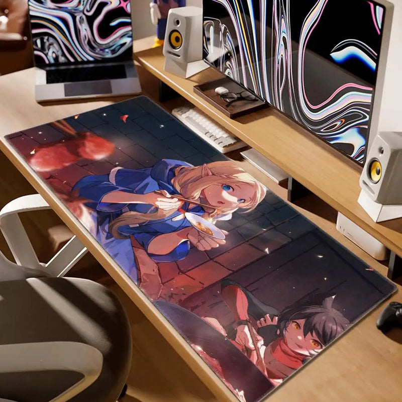 Delicious In Dungeon Mousepad 80x30cm XL Lockedge Office Computer Desk Mat Table Keyboard Big Mouse Pad Laptop Cushion Bedroom