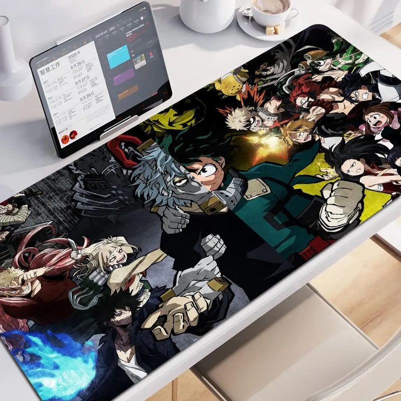 Academia Deku Anime My Hero Mouse Pad Gaming XL New Custom Large Mousepad XXL Mouse Mat Office Anti Slip Carpet Mice Pad