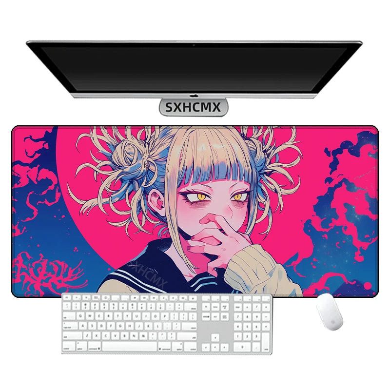 Toga Himiko Mouse Pad Game My Hero Academia Laptop Play Mat Extra Large Kawaii Anime Mousepad PC Gaming Accessories