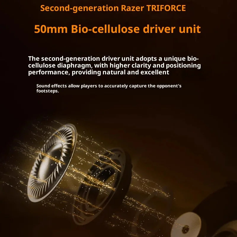 Razer BlackShark V3 Pro&CS2 Co-Branded Bluetooth Wireless Gaming Headphone Active Noise Cancellation with Detachable Microphone