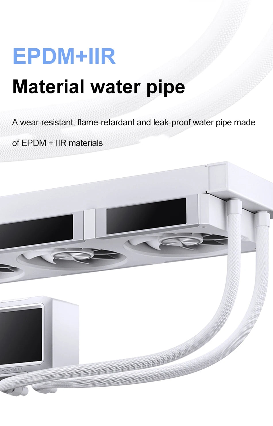 Jonsbo TF3-360SCW Water Cooled Radiator Screen Display ARGB Integrated 360 AIO CPU Liquid Cooling TF3-360SC LGA115X 1700 AM4AM5