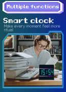 64X64 Smart LED Pixel Display RGB DIY Programmable Pixel APP Control Art Display Creative Animations For Gaming Room Decor