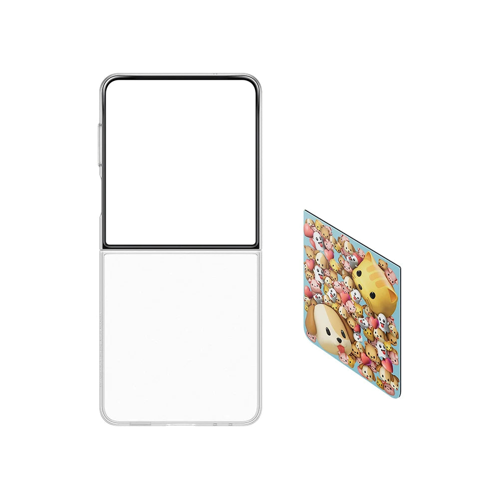 Original for Samsung Galaxy Z Flip7 Flipsuit Case EF-ZF766 Galaxy Z Flip 7 Smartphone Cover Transparent