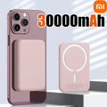Xiaomi 500000mAh Magnetic Power Bank  25W Wireless Fast Charger Portable Large Capacity for Magsafe Powerbank for iPhone Samsung