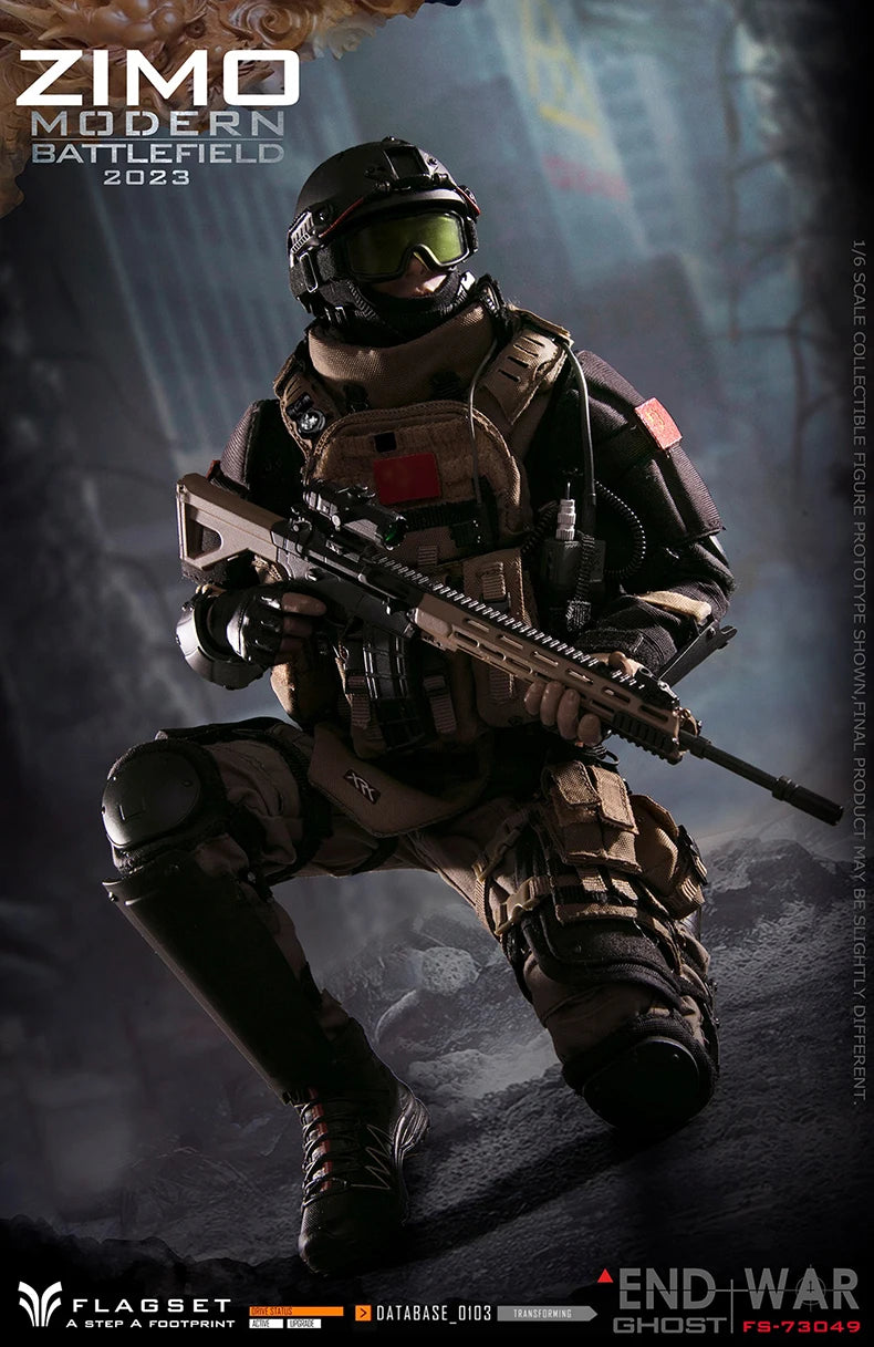 ViiKONDO 1/6 Flagset FS 73033 Ghost Action Figure Simon Riley End War COD Army Men 12inch Special Toy Model Full Set Collection