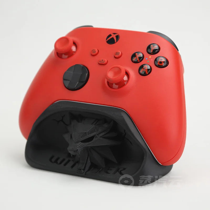 Wizard Wolf Head Badge Game Controller Base Bracket For Xbox Gamepad Gaming Peripherals Computer Accessories Desktop Storage