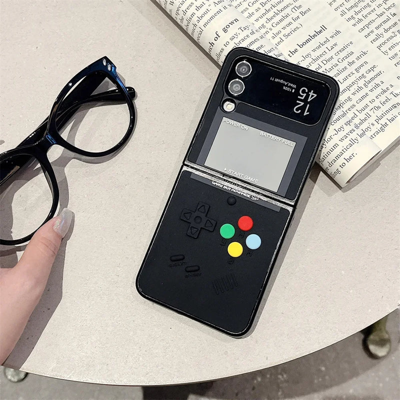 3D Cute Game Creative Case for Samsung Z Flip 7 6 5 4 for Samsung Galaxy Z Fold 7 Z Flip 6 3 4 5 Flip5 Flip4 Flip6 Luxury Cover