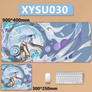 Anime Game Furina Neuvillette Mavuika Wanderer Raiden XXL Large Genshin Impact Mouse Pad Non-slip Keyboard Desk Mat Mousepad
