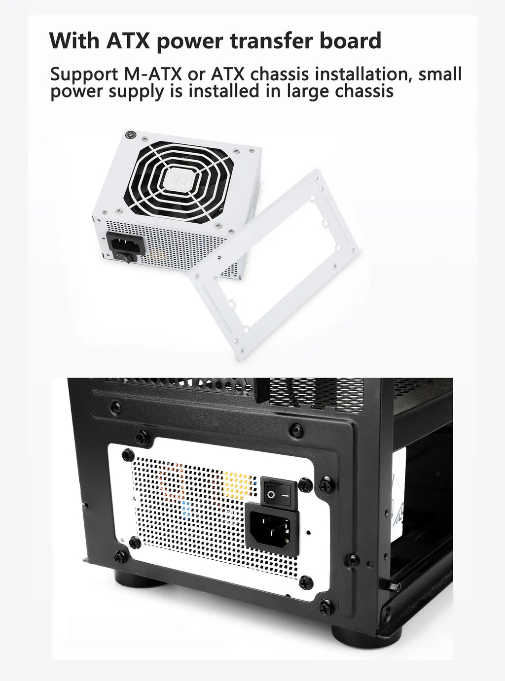 Thermalright TR-TPFX850-W White Chassis power supply，modulo completo medaglia SFX platino, supporto ATX3.0 /pcie5.0 (750/850W)