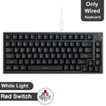 AJAZZ AK820 / AK820Pro Gaming Mechanical Keyboard 75% 82 Keys Wired Single Mode/Bluetooth Wireless Gamer Keyboard for Laptop PC