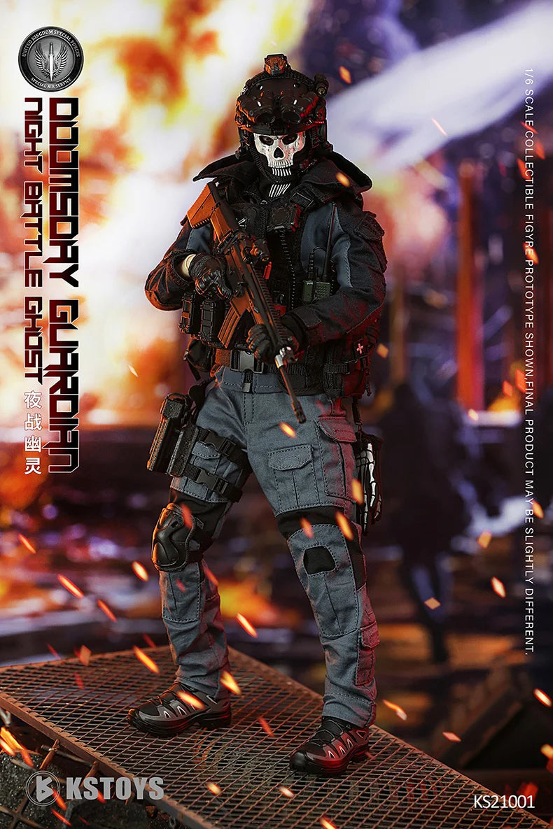 ViiKONDO 1/6 Flagset FS 73033 Ghost Action Figure Simon Riley End War COD Army Men 12inch Special Toy Model Full Set Collection