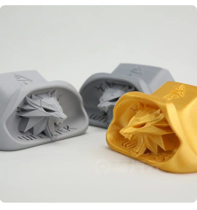 Wizard Wolf Head Badge Game Controller Base Bracket For Xbox Gamepad Gaming Peripherals Computer Accessories Desktop Storage