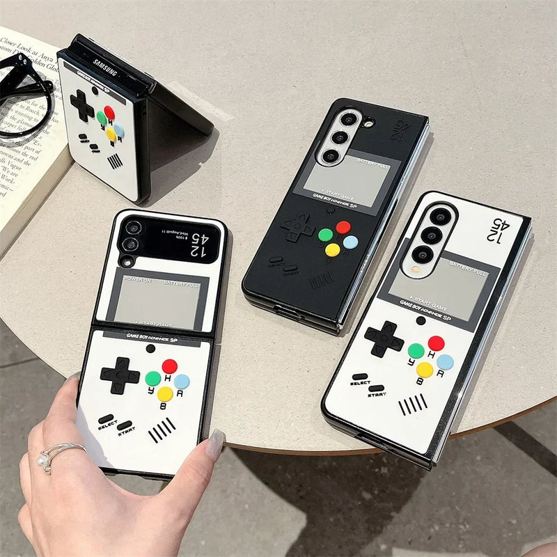 3D Cute Game Creative Case for Samsung Z Flip 7 6 5 4 for Samsung Galaxy Z Fold 7 Z Flip 6 3 4 5 Flip5 Flip4 Flip6 Luxury Cover