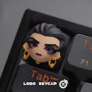 New Valorant Gaming Keycaps 1pcs Viper Reyna Clove Iso Character Series Theme Personalized Design Resin Keyboard Key Cap
