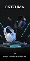 2025 New Onikuma  B2 Wireless Gaming Headset For PS5 PS4 PC 2.4GHz USB Game Headphones With Mic Ergonomic Design 5.3 Headphone