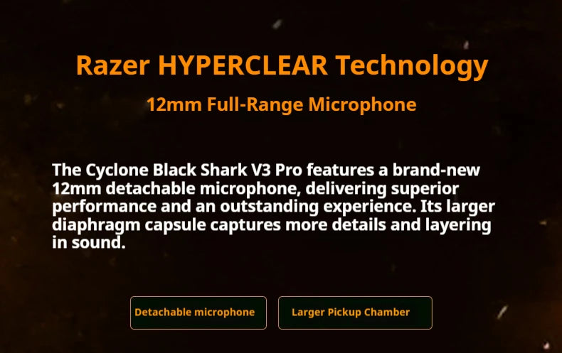 Razer BlackShark V3 Pro&CS2 Co-Branded Bluetooth Wireless Gaming Headphone Active Noise Cancellation with Detachable Microphone
