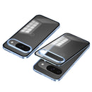 Aluminum Alloy Bumper Frame Magnet Closed Metal Matte Back Cover For Google Pixel 7 Pro 7A 8 Pro 8A Pixel 9 Pro XL Phone Cases